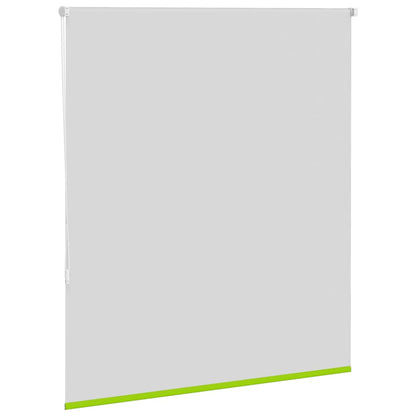 Roller Blind Blackout Leaves Green 125x130 cm Fabric Width 121.6 cm Polyester