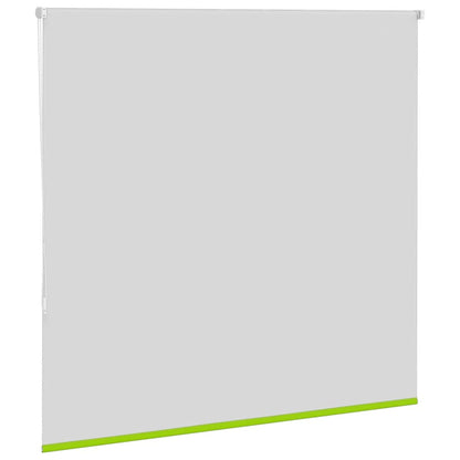 Roller Blind Blackout Leaves Green 150x130 cm Fabric Width 146.6 cm Polyester
