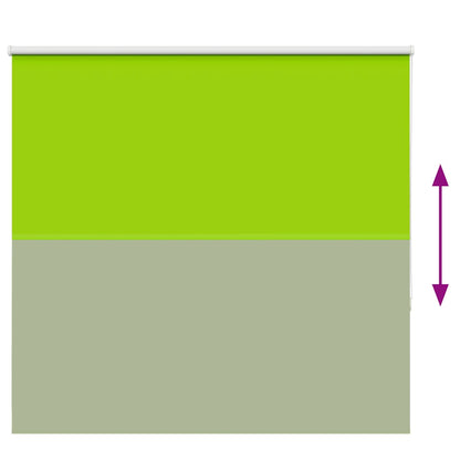 Roller Blind Blackout Leaves Green 150x130 cm Fabric Width 146.6 cm Polyester