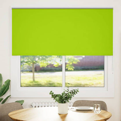 Roller Blind Blackout Leaves Green 155x130 cm Fabric Width 151.6 cm Polyester
