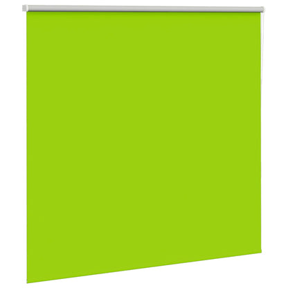 Roller Blind Blackout Leaves Green 155x130 cm Fabric Width 151.6 cm Polyester