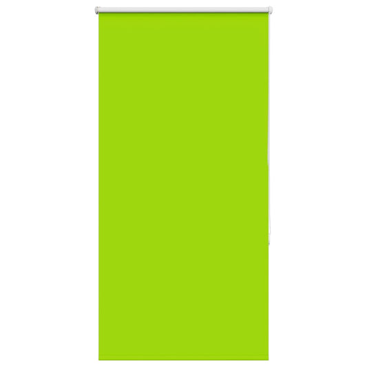 Roller Blind Blackout Leaves Green 80x150 cm Fabric Width 75.7 cm Polyester