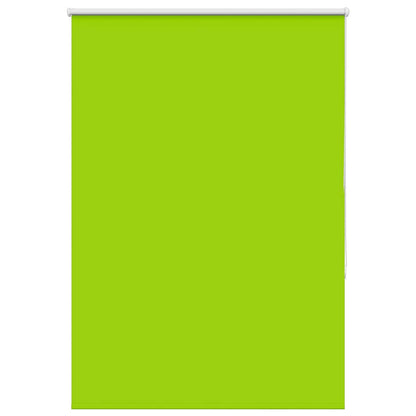 Roller Blind Blackout Leaves Green 105x150 cm Fabric Width 100.7 cm Polyester