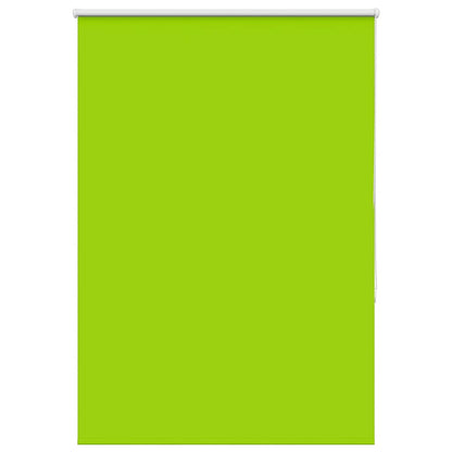 Roller Blind Blackout Leaves Green 115x150 cm Fabric Width 110.7 cm Polyester