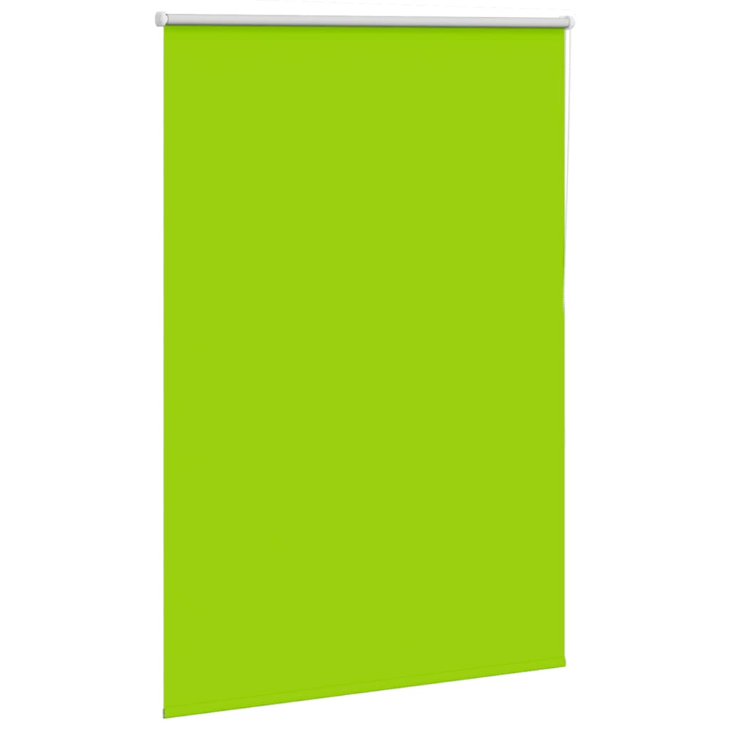 Roller Blind Blackout Leaves Green 115x150 cm Fabric Width 110.7 cm Polyester