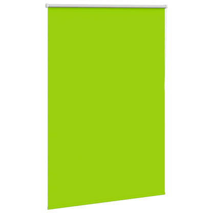 Roller Blind Blackout Leaves Green 115x150 cm Fabric Width 110.7 cm Polyester