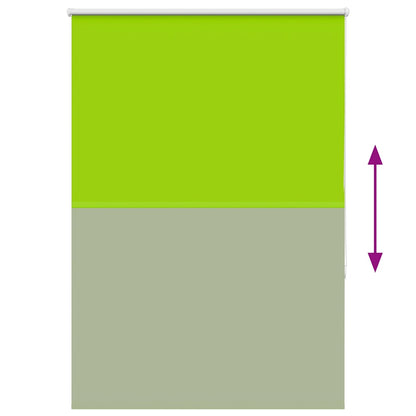 Roller Blind Blackout Leaves Green 115x150 cm Fabric Width 110.7 cm Polyester