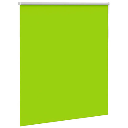 Roller Blind Blackout Leaves Green 140x150 cm Fabric Width 136.6 cm Polyester