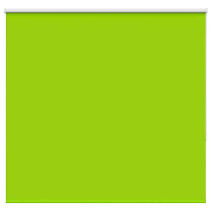 Roller Blind Blackout Leaves Green 165x150 cm Fabric Width 161.6 cm Polyester