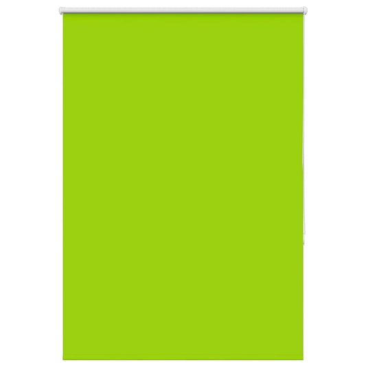 Roller Blind Blackout Leaves Green 95x175 cm Fabric Width 90.7 cm Polyester