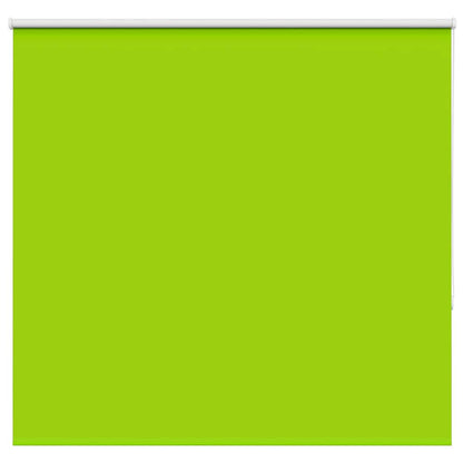 Roller Blind Blackout Leaves Green 150x175 cm Fabric Width 146.6 cm Polyester
