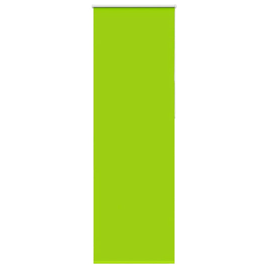 Roller Blind Blackout Leaves Green 65x210 cm Fabric Width 60.7 cm Polyester