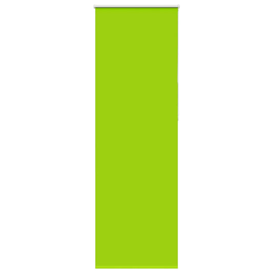 Roller Blind Blackout Leaves Green 75x210 cm Fabric Width 70.7 cm Polyester