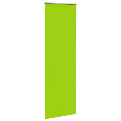 Roller Blind Blackout Leaves Green 75x210 cm Fabric Width 70.7 cm Polyester
