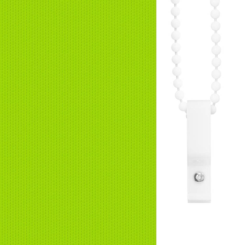 Roller Blind Blackout Leaves Green 75x210 cm Fabric Width 70.7 cm Polyester