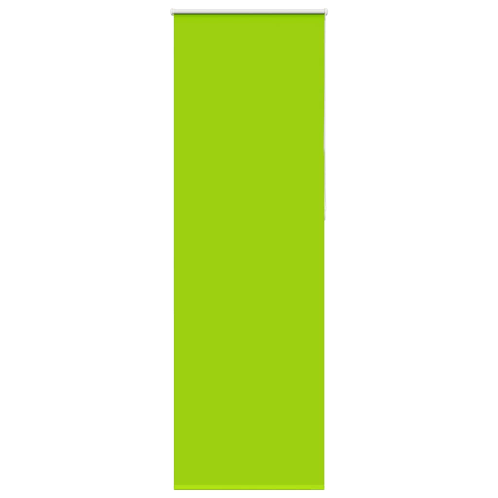 Roller Blind Blackout Leaves Green 80x210 cm Fabric Width 75.7 cm Polyester