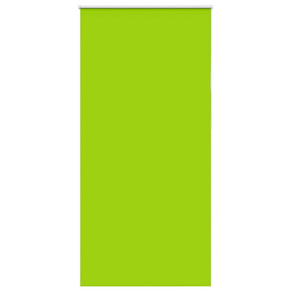 Roller Blind Blackout Leaves Green 95x210 cm Fabric Width 90.7 cm Polyester