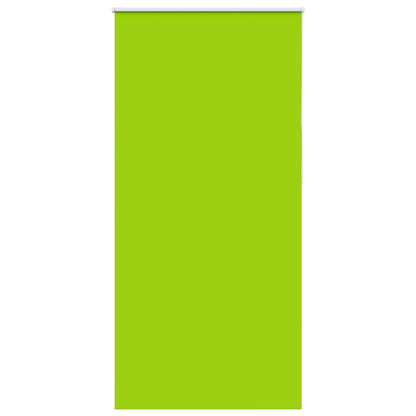 Roller Blind Blackout Leaves Green 105x210 cm Fabric Width 100.7 cm Polyester