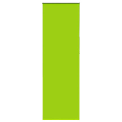 Roller Blind Blackout Leaves Green 75x230 cm Fabric Width 70.7 cm Polyester
