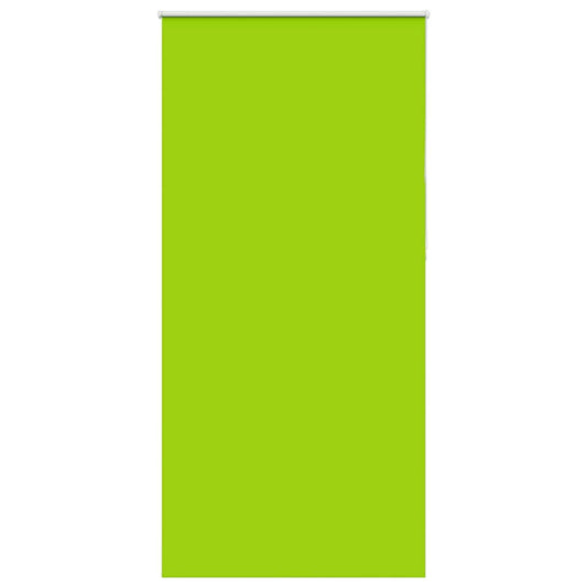 Roller Blind Blackout Leaves Green 90x230 cm Fabric Width 85.7 cm Polyester