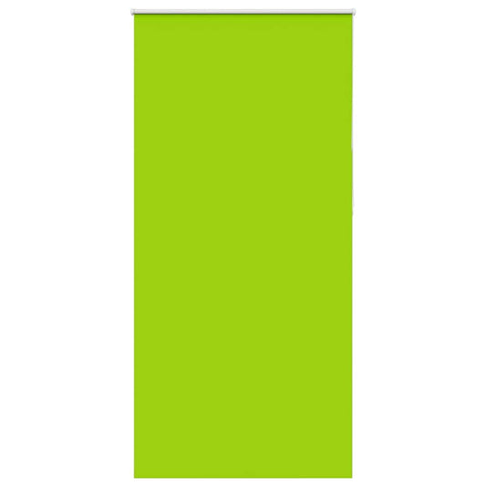 Roller Blind Blackout Leaves Green 115x230 cm Fabric Width 110.7 cm Polyester