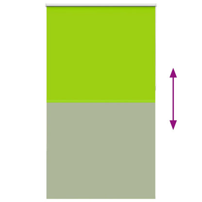 Roller Blind Blackout Leaves Green 140x230 cm Fabric Width 136.6 cm Polyester