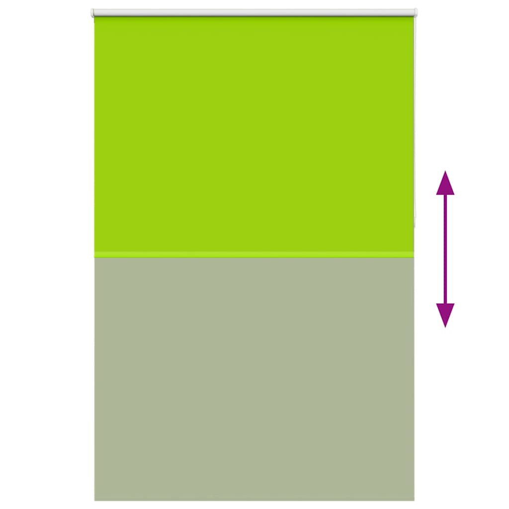 Roller Blind Blackout Leaves Green 160x230 cm Fabric Width 156.6 cm Polyester