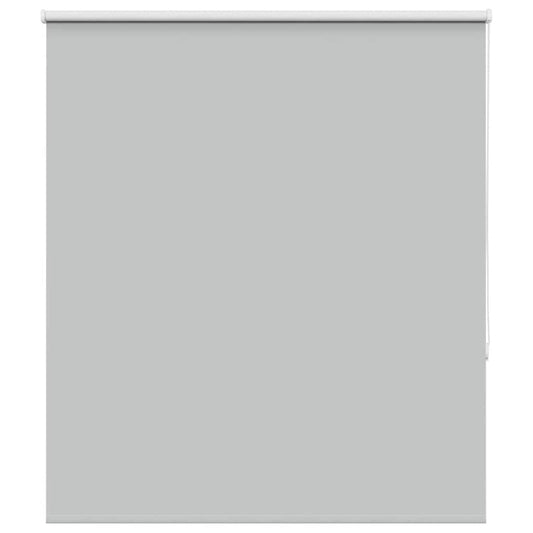 Roller Blind Blackout Light Grey 120x130 cm Fabric Width 116.6 cm Polyester