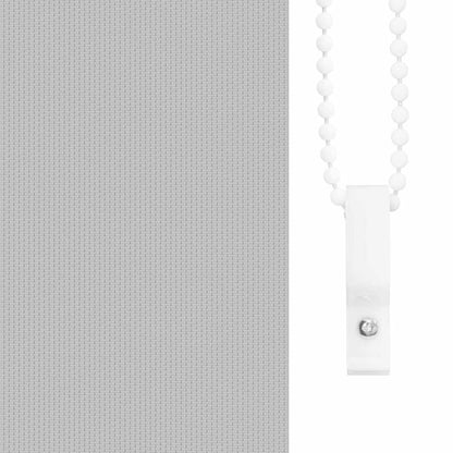 Roller Blind Blackout Light Grey 120x130 cm Fabric Width 116.6 cm Polyester