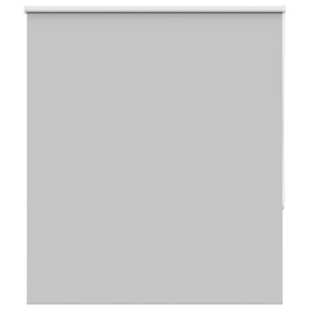Roller Blind Blackout Light Grey 125x130 cm Fabric Width 121.6 cm Polyester