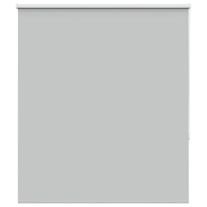 Roller Blind Blackout Light Grey 125x130 cm Fabric Width 121.6 cm Polyester