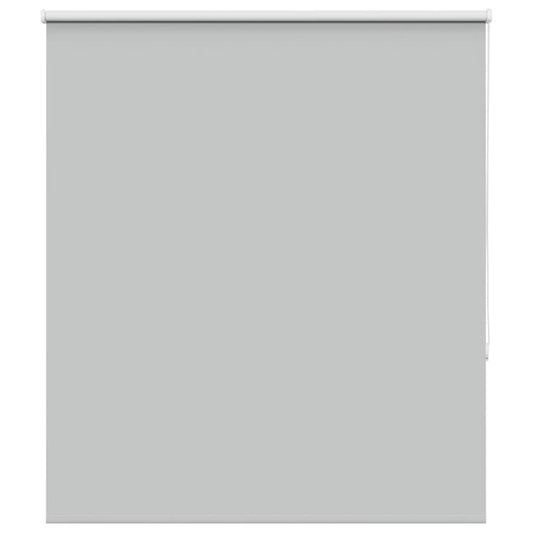 Roller Blind Blackout Light Grey 125x130 cm Fabric Width 121.6 cm Polyester