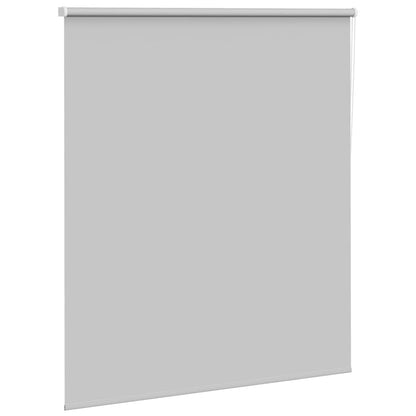 Roller Blind Blackout Light Grey 125x130 cm Fabric Width 121.6 cm Polyester