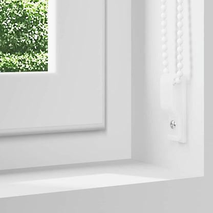 Roller Blind Blackout Light Grey 125x130 cm Fabric Width 121.6 cm Polyester