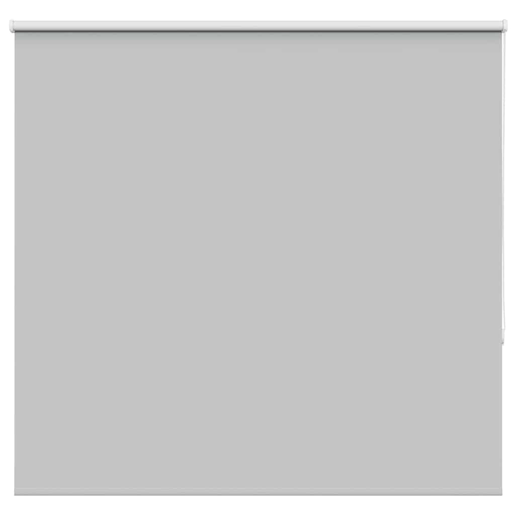 Roller Blind Blackout Light Grey 150x130 cm Fabric Width 146.6 cm Polyester