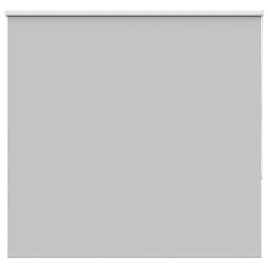 Roller Blind Blackout Light Grey 150x130 cm Fabric Width 146.6 cm Polyester