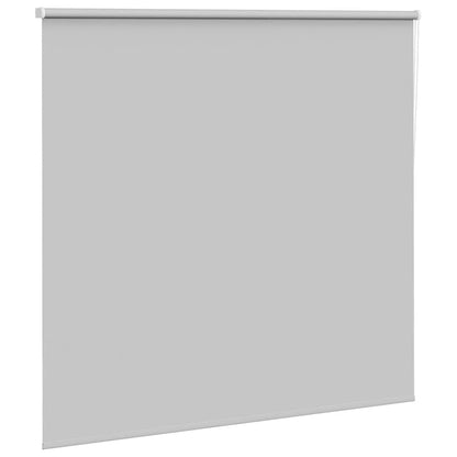 Roller Blind Blackout Light Grey 150x130 cm Fabric Width 146.6 cm Polyester