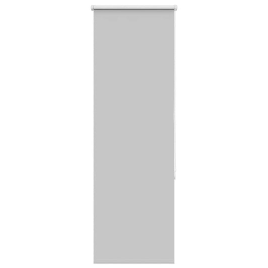 Roller Blind Blackout Light Grey 45x150 cm Fabric Width 40.7 cm Polyester