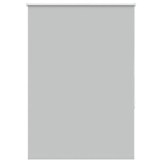 Roller Blind Blackout Light Grey 90x150 cm Fabric Width 85.7 cm Polyester