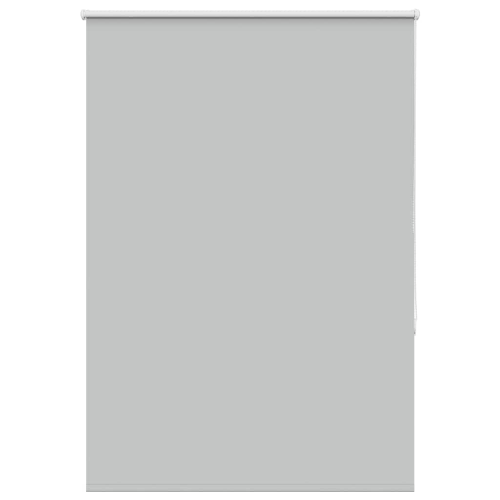 Roller Blind Blackout Light Grey 115x150 cm Fabric Width 110.7 cm Polyester