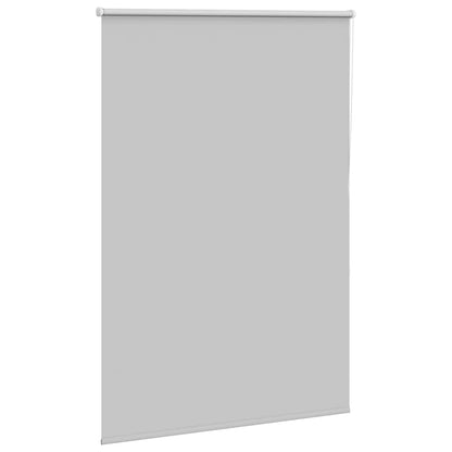 Roller Blind Blackout Light Grey 115x150 cm Fabric Width 110.7 cm Polyester