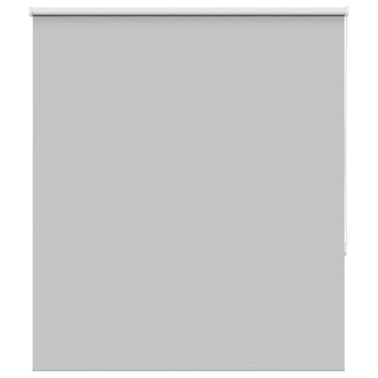 Roller Blind Blackout Light Grey 135x150 cm Fabric Width 131.6 cm Polyester