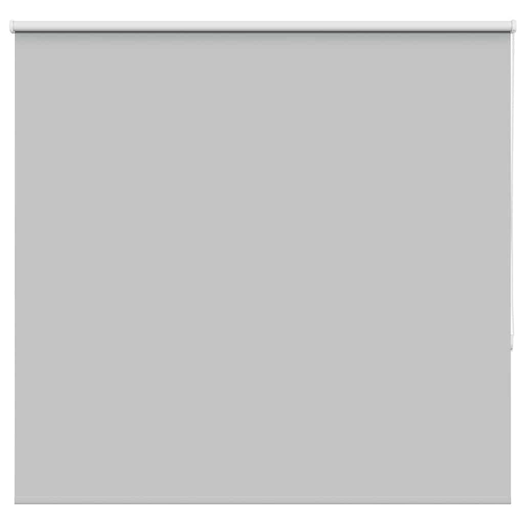 Roller Blind Blackout Light Grey 150x150 cm Fabric Width 146.6 cm Polyester