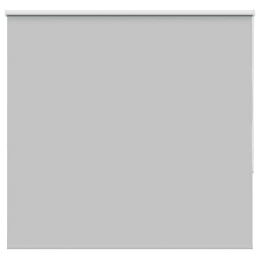 Roller Blind Blackout Light Grey 150x150 cm Fabric Width 146.6 cm Polyester