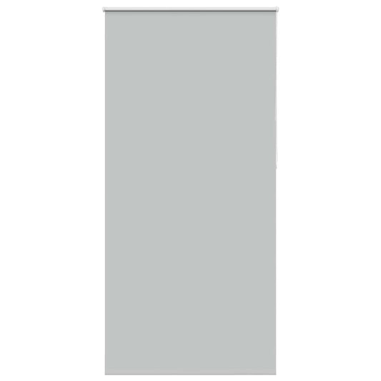 Roller Blind Blackout Light Grey 90x210 cm Fabric Width 85.7 cm Polyester
