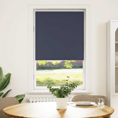 Roller Blind Blackout Marine 85x150 cm Fabric Width 80.7 cm Polyester