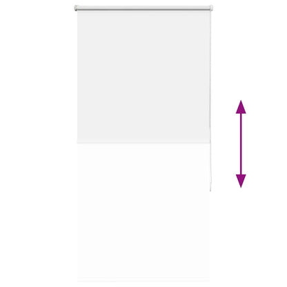 Roller Blind Blackout White 65x150 cm Fabric Width 60.7 cm Polyester