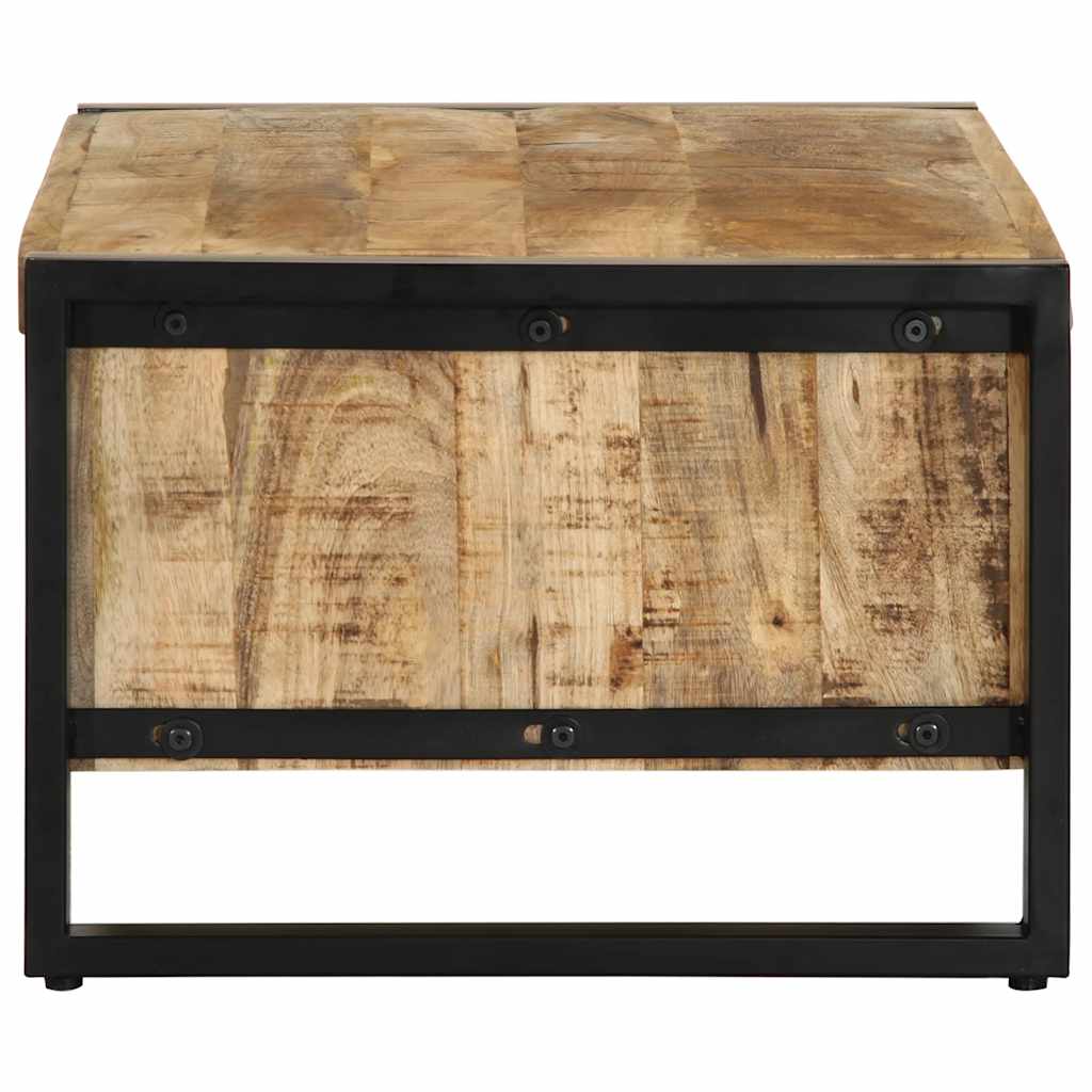 Coffee Table 90x50x36 cm Solid Rough Wood Mango