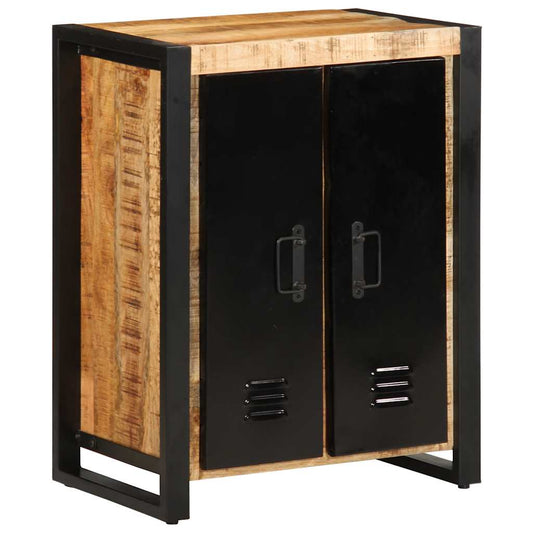 Sideboard 55x35x70 cm Solid Rough Wood Mango
