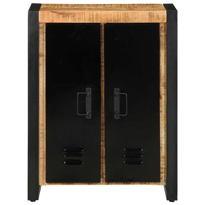 Sideboard 55x35x70 cm Solid Rough Wood Mango